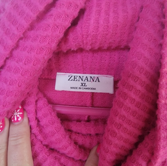 NWOT Zenana brand turtleneck size XL - Picture 3 of 6